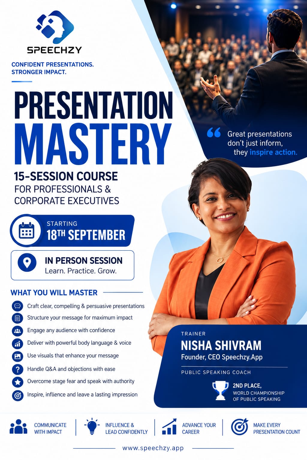 Presentation Mastery flyer